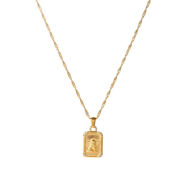 Angel Tag Necklace