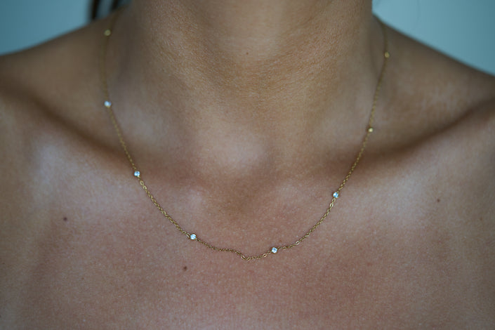 Dainty Crystal Necklace