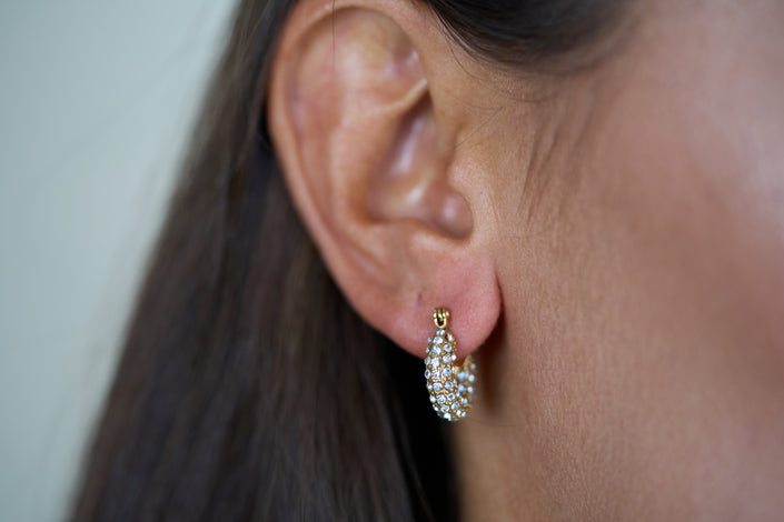 Mini Zirconia Hoops