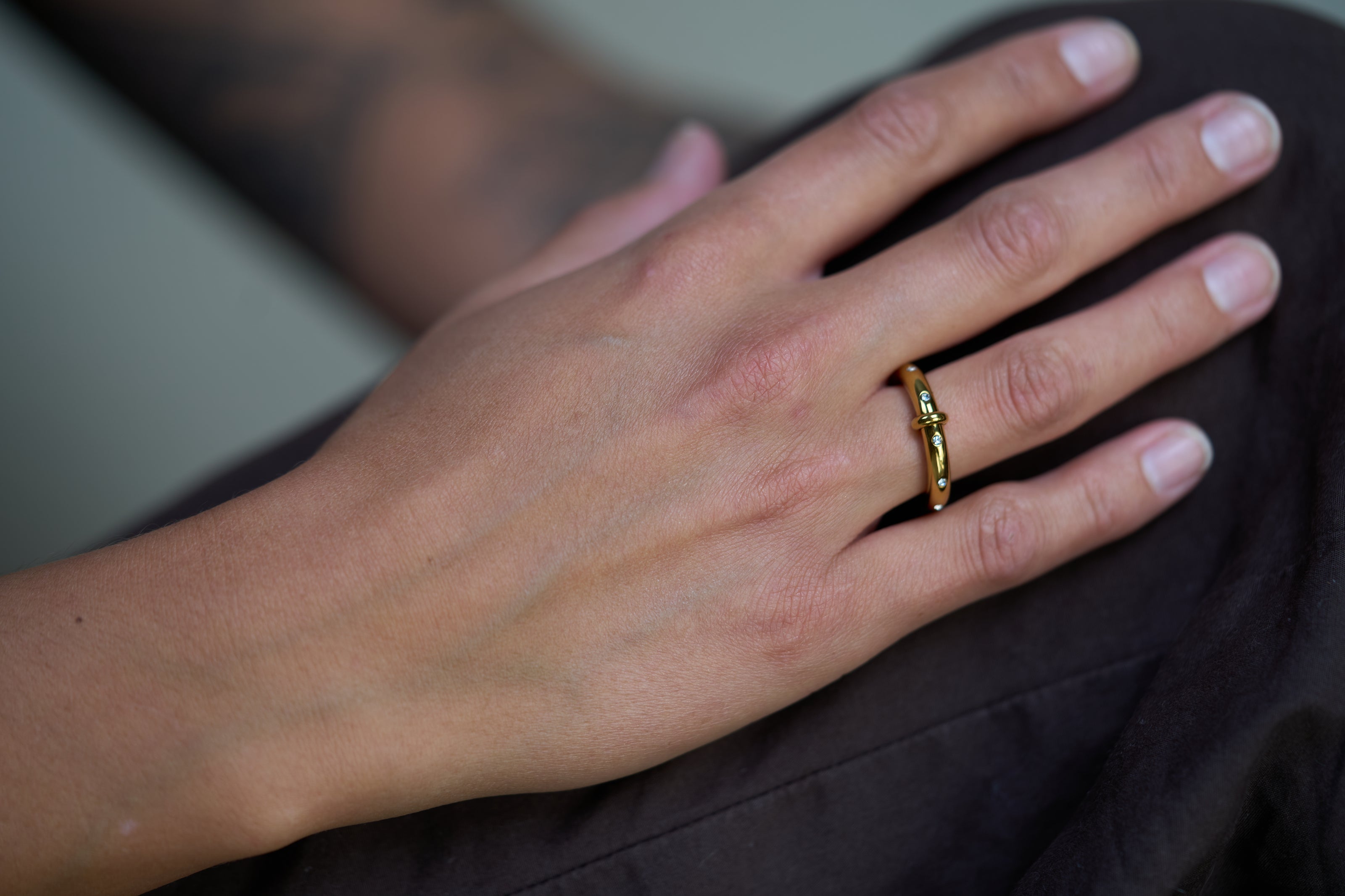 Crystal Loop Ring