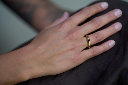 Crystal Loop Ring