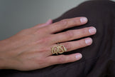 Serpent Pavé Ring