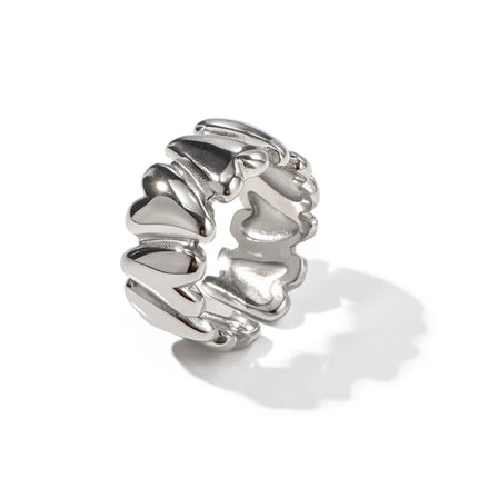 Sculpted Heart Ring