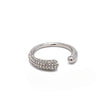 Crystal Curve Ring